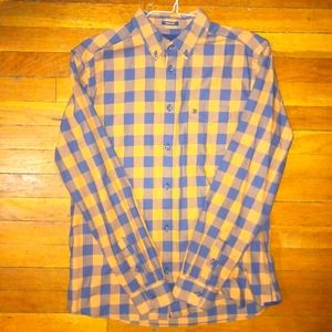 Wrangler plaid long sleeve button down